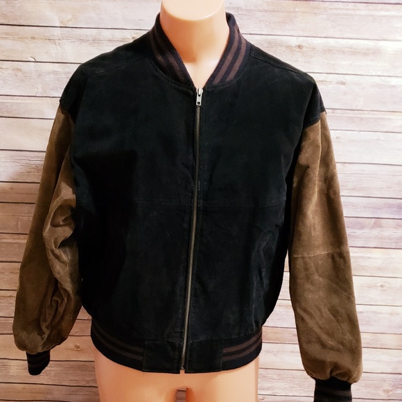 Leather Black Brown Thick Jacket | Poshmark